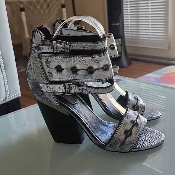 Mia Limited Edition Strappy Leather Heels - Picture 1 of 9